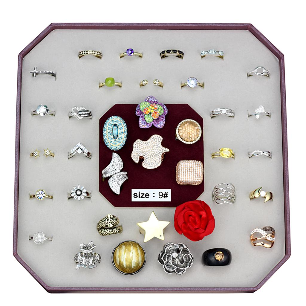 VK-030-SIZE9 - Assorted Brass Ring with Assorted in Assorted