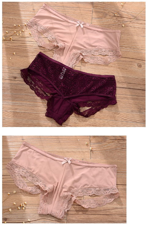 Lace Low-Waist Lingerie