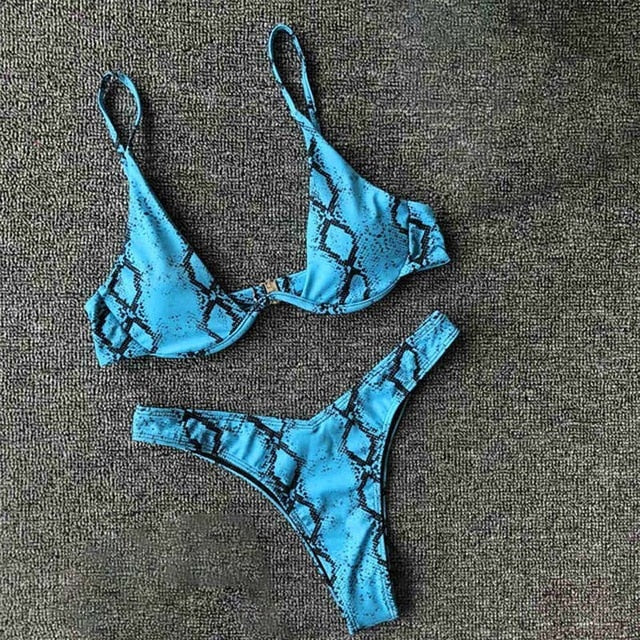 Bandage Bikini Swimsuit (2pcs)