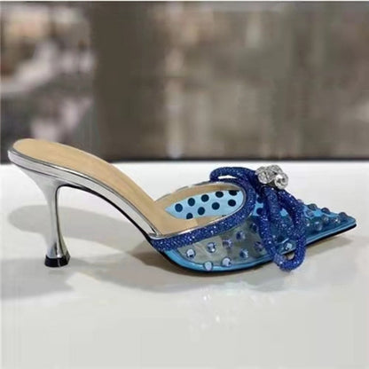 Luxury Crystal Transparent PVC Women Sandals