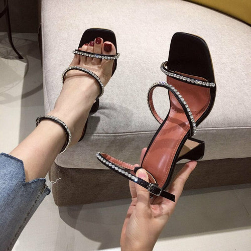 Sandals Sexy Narrow band High heels Office Lady Shoes