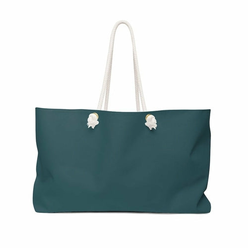 Marine Green Handbag, Weekender Tote Bag