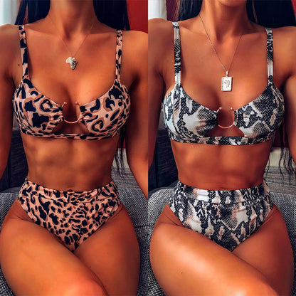 Leopard Swimsuit Print Bikini (2pcs)