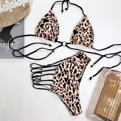 Leopard Swimsuit Print Bikini (2pcs)