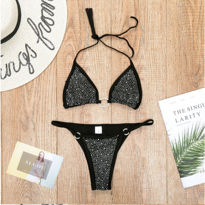 Diamond Bra and Thong (2pcs)