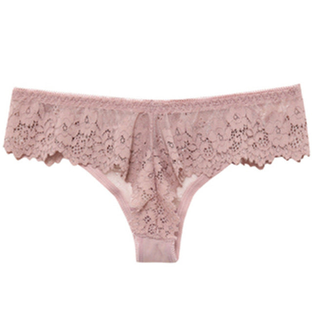 Temptation Low-Waist Embroidery Thong