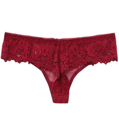 Temptation Low-Waist Embroidery Thong