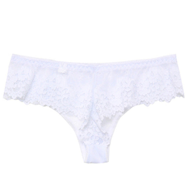 Temptation Low-Waist Embroidery Thong