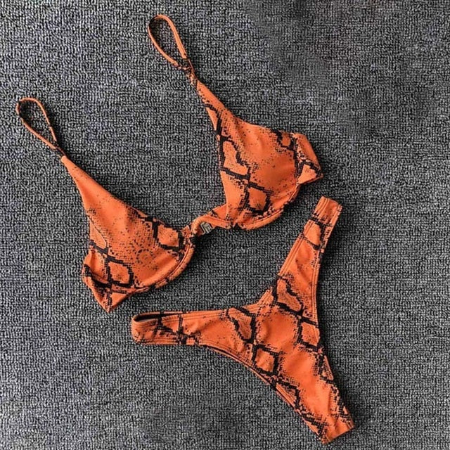 Bandage Bikini Swimsuit (2pcs)