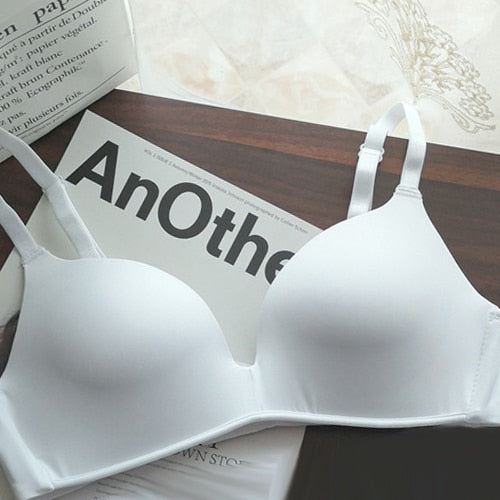 Seamless Letter Straps Bra